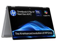 HP OmniBook X Flip NGAI 14" 2 in 1 Laptop - Intel® Core™ Ultra 7, 1 TB SSD, Meteor Silver, Silver/Grey