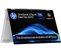 HP OmniBook X Flip NGAI 16" 2 in 1 Laptop - Intel® Core™ Ultra 5, 512 GB SSD, Glacier Silver, Silver/Grey