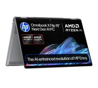 HP OmniBook X Flip NGAI 16" Laptop | CoPilot+ PC | AMD Ryzen AI 5 340 Processor | 16GB RAM | 512GB SSD | AMD Radeon 840M Graphics | 2K Touchscreen |