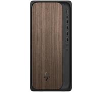 HP OmniDesk AI Tower Desktop PC | Intel® Core™ Ultra 7 265 Processor | 16GB DDR5 RAM | 1TB SSD | Intel® Graphics | Windows 11 Home | Dark Wood and Jack Black | M03-0003sa