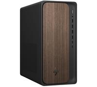 HP OmniDesk M03-0001na AI Desktop PC - Intel®Core Ultra 5, 1 TB SSD, Dark Wood, Black,Brown