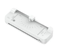 HP OneLam Combo A3 Laminator 75/80-125 Micron Includes Integrated Cutting Device, Corner Rounder and Laminating Pouches, 3162