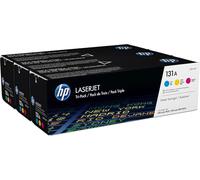 HP Original 131A LaserJet Toner Cartridges Black/Cyan/Magenta/Yellow, Multipack of 4 - CF210/1/2/3A