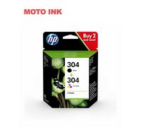 HP 304 2-pack Black/Tri-color Original Ink Cartridges