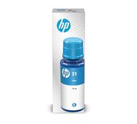 HP 1VU26AE Original HP 31 Cyan Ink Bottle - 1VU26AE