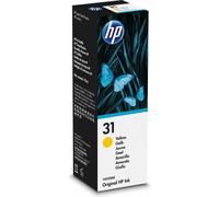 HP Original 31 - 70ml Ink Bottle, Yellow, Single Pack, 8000 Print Pages or Up To