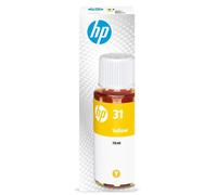 HP Original 31 - 70ml Ink Bottle, Yellow, Single Pack, 8000 Print Pages or Up To