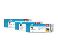 HP Original 91 Light Magenta Ink Cart 3pk