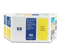 HP Original C5081A Ink Cartridge Valuepack No 90 Yellow 400Ml Head+InkCartridge+Cleaner