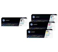 HP Original Toggle Set of 4 Toner (Black, Cyan, Magenta, Yellow) CF400 A, CF401 A, CF403 A, CF402 A)