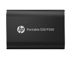 HP P500 500GB Portable SSD - Up to 380MB/s - USB 3.2 External Solid State Drive, Black - 7NL53AA#ABC