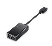 HP P7Z54AA#ABB USB-C to VGA Display Adapter - 0.076m Cable, Black