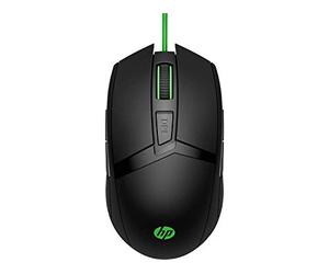HP Pavilion Gaming 300 Wired USB Gaming Mouse, 5000 DPI Optical Sensor, On-the -Fly Settings, RGB LED, Ambidextrous, Black