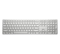 HP - PC 3Z729AA, 970 Programmable Wireless Keyboard, 20 Programmable Keys, Backlit, Bluetooth Connection, Silent Type, Rechargeable Battery, Dongle, White