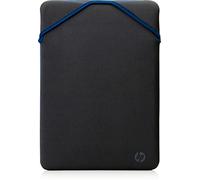 HP - PC Protective Reversible Sleeve for Laptops up to 14 Inches Black/Blue Design
