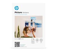 HP Picture Stickers 8.5x11in 25 sheets Self-Adhesive Easily repositionable Matte Photo Stickers. Print Peel & Stick All Inkjet printers and craft