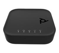 HP Poly ATA 402 2FXS Voice Port VoIP Adapter with Open SIP and Power Supply G.711alaw OPUS Black FCC part 15 (CFR 47) class B CE SIPv2 HTTPS DC