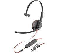 Poly Blackwire 3215 Monaural UC 3.5mm + USB-C/A Headset Bulk 8X227A6