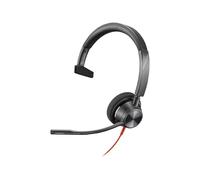 Poly Blackwire 3310 Microsoft Teams Certified Headset +USB-C/A Adapter TAA