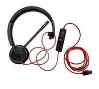 Poly Blackwire 3310, BW3310-M - Corded MS mono headset with USB-A certified for Microsoft Teams