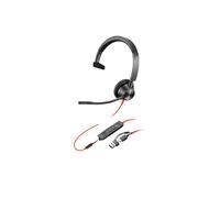 HP Poly Blackwire 3315 - headset - 3.5 mm jack, USB-C