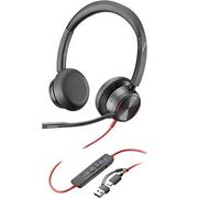 Poly Blackwire 8225 Double Sided On-ear Stereo USB-C with Microphone Headset