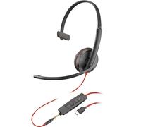 Plantronics Blackwire 3200 Mono Corded UC Headset With USB-C & 3.5mm Smart Phone Connectivity