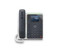 HP Poly Edge E100 IP Phone and PoE-enabled, IP Phone, Black, Wired handset, I...