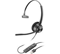 HP 767F9AA Poly EncorePro 310 USB-A Mono Headset, Black