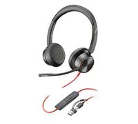 Poly Blackwire 8225 Double Sided On-ear Stereo USB-C with Microphone Headset