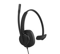HP Poly Mission 415 USB-C Mono USB-C mono headset with AI noise-cancelling microphone, super wideband audio and faux leather ear cushions with memory