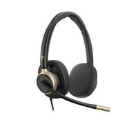 HP Poly Mission 825 USB-C Duo ANC USB-C duo headset for the office with ANC, 4 microphones and a 'busy' light, designed to offer greater focus,
