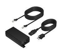 HP Poly PoE++ 65W 2.5G Adapter with 3.66m CAT6A Cable and Power Cord Black 90 mm 51 mm 28.5 mm 208 g China