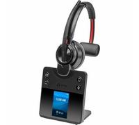 Poly Savi 8410 Office - Savi 8400 Series - Headset - On-Ear - DECT/Bluetooth - Wireless - Black - Certified for Microsoft Teams