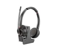 HP Poly Savi 8220 UC DECT headset, MS, USB-A/C, black
