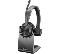 HP Poly Voyager 4310 UC Monaural Headset +BT700 USB-A Adapter +Charging Stand Wireless Office/Call center 20 - 20000 Hz 122 g Headset Black
