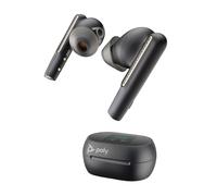 HP Poly Voyager Free 60+M UC Carbon Black Earbuds +BT700 USB-C Adapter +Touchscreen Charge Case