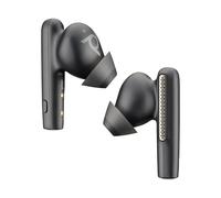 Poly Voyager Free 60+ UC USB-C earbuds with touchscreen charging case, black
