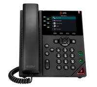 HP Poly VVX 350 6-Line IP Phone and PoE-enabled