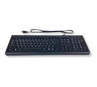 HP PR1101U USB Wired Desktop Keyboard - QWERTY / ABNT2 Brazilian Layout - Full-Size, Plug & Play, Compatible with Windows & Mac Wired Multimedia Keyboard 697737-202, 505130-121