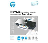 HP Pre-Punched Premium Laminating Pouches, A4, 125 Micron, Pack of 25