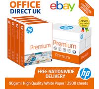HP Premium Office A4 Copy Paper 90 gsm White 2500 Sheets