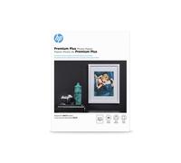 HP Premium Plus Photo Paper Glossy 8.5x11 in 50 sheets (CR664A) White Pack 1