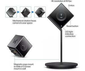 HP Presence See 4K Ai Camera Webcam 4V975AA NEW In Retail Box