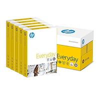Hewlett Packard Printer Paper, Everyday A4 Paper, 210x297mm, 75gsm, 5 Ream Carton, 2500 Sheets - FSC Certified Copy Paper, White
