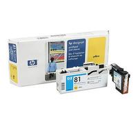 HP C4953A Original HP 81 Yellow Dye DesignJet Printhead / Printhead Cleaner C4953A