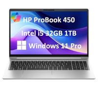 HP ProBook 450 G10 15.6" FHD Anti-Glare Business Laptop, Intel 10-Core i5-1334U, 32GB RAM, 1TB SSD, (Beats i7-1255U)) Backlit, Webcam, Ethernet, Wi-Fi 6E, Win 11 Pro with AI