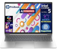 HP Probook 460 AI Powered Business Laptop 16.0" IPS FHD+ Display (Intel Ultra 5 125U (Beats i5-1335u), 16GB DDR5, 512GB PCIe SSD, Intel Graphics, Backlit KB, Fingerprint, WiFi 6E, Webcam, Win 11 Pro)