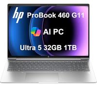 HP ProBook 460 G11 Business Laptop (16" FHD+ Anti-Glare, Intel Core Ultra 5 125U (> i7-1355U), 32GB DDR5 RAM, 1TB SSD) Backlit, Fingerprint, 1080p Webcam, Wolf Security, Win 11 Pro, 2025 AI PC