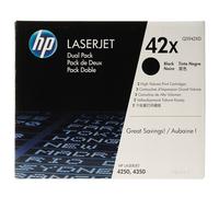 HP Q5942XD Original HP 42X High Capacity Dual Pack 5942XD Laser Toner Cartridge